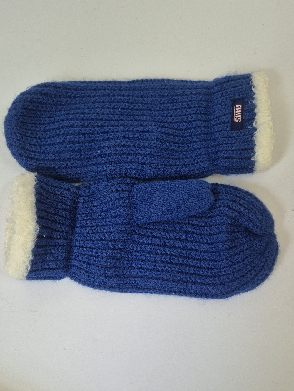 Vintage NY Giants Knit Gloves Mittens